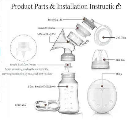 Extractor De Leche Materna Eléctrico Doble