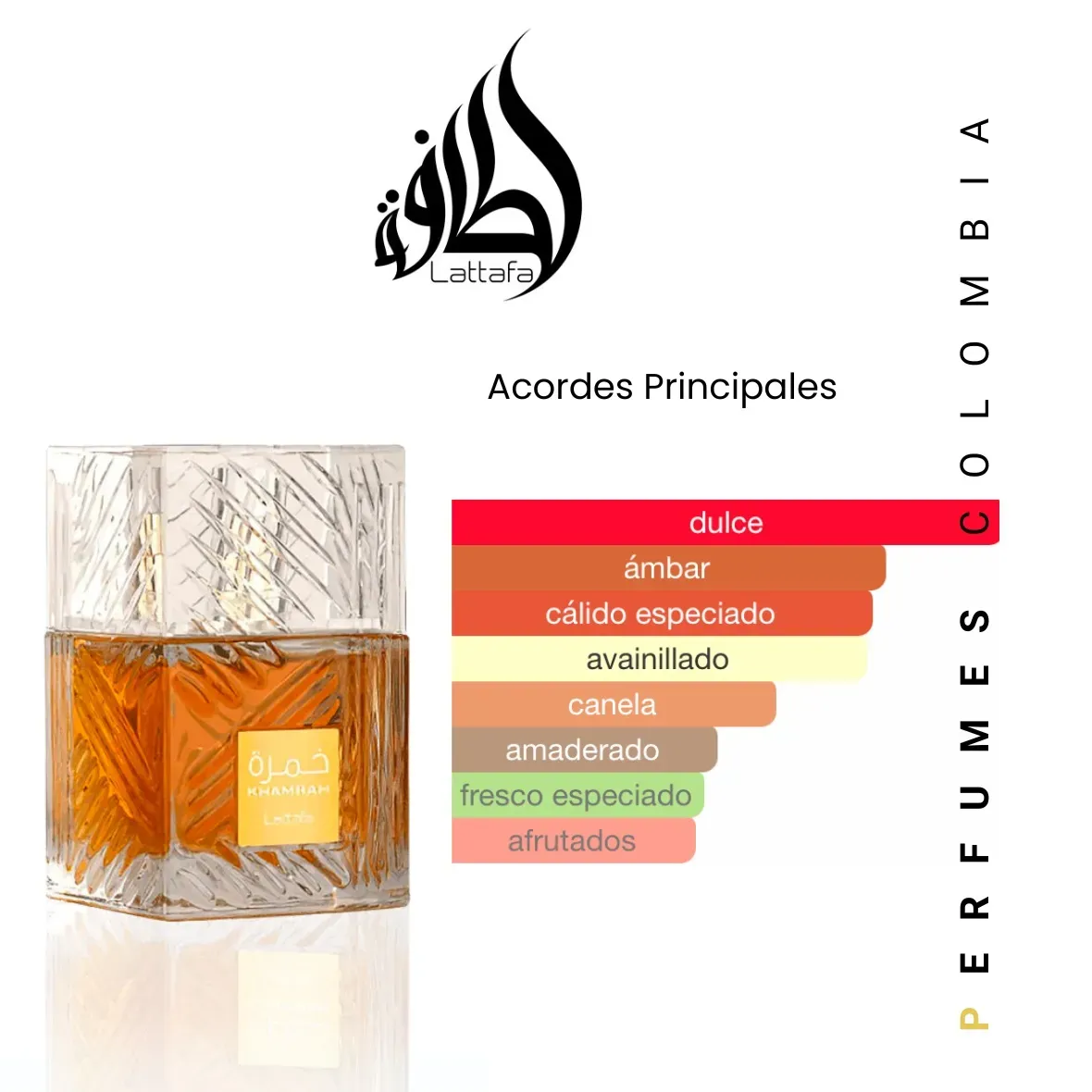 Perfume Khamrah Lattafa Para Hombres y Mujeres