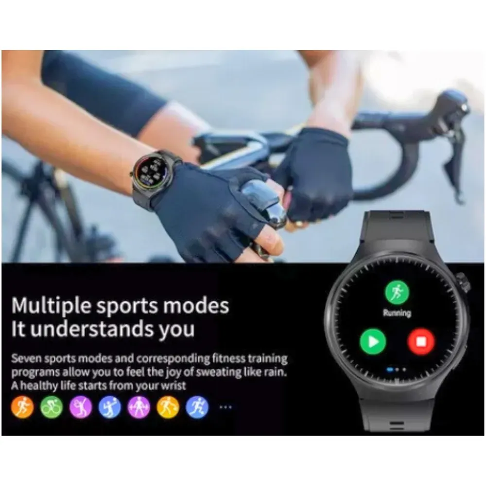 Combo  Reloj Inteligente Smartwatch Watch 4 Pro Suit 8 En 1 Correas Intercambiables