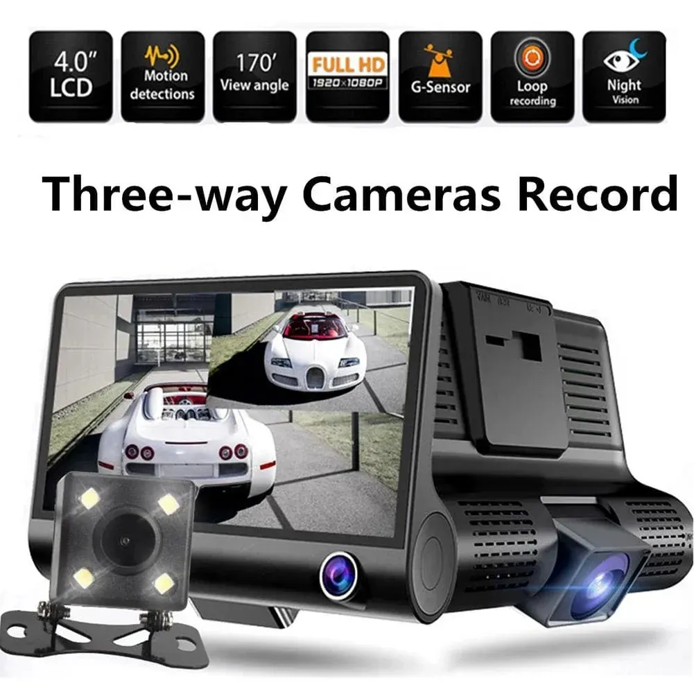 Video Cardvr De Seguridad Para Carro Full Hd 1080p