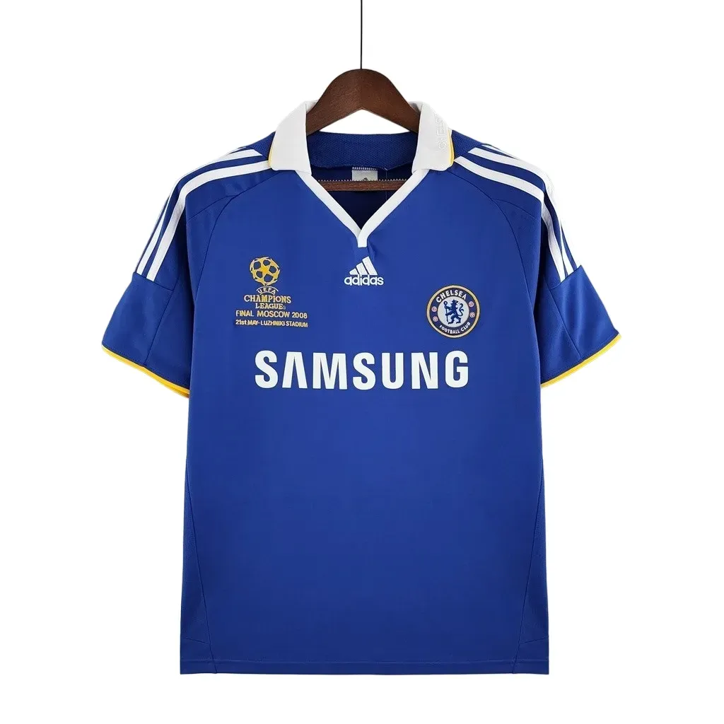 Camiseta De Fútbol Retro Chelsea 08 09 Ucl Final 