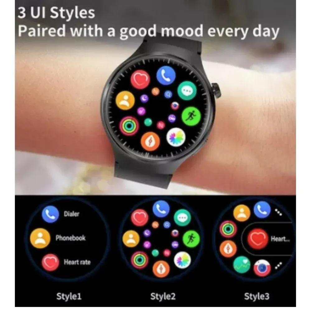 Combo  Reloj Inteligente Smartwatch Watch 4 Pro Suit 8 En 1 Correas Intercambiables