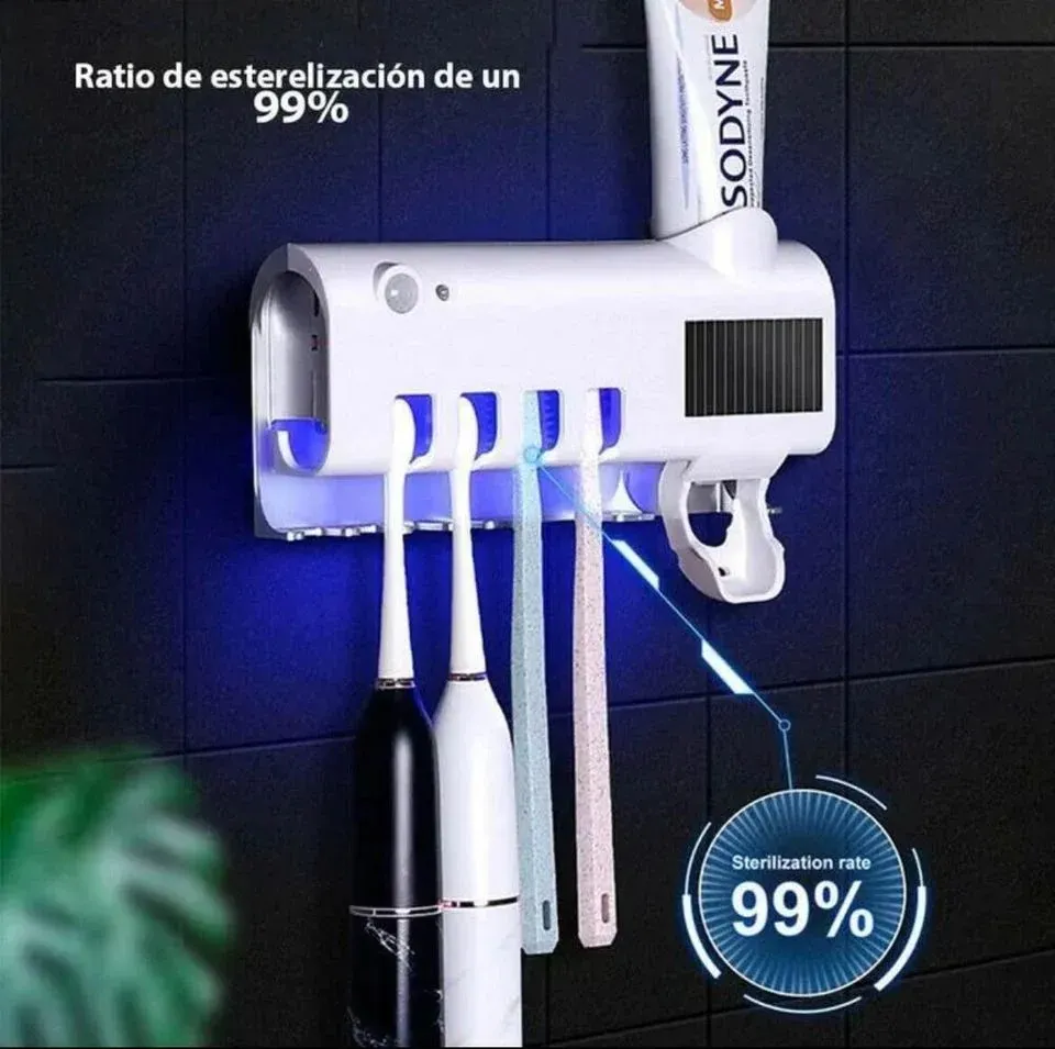 Esterilizador Cepillo De Dientes Uv Con Energía Solar