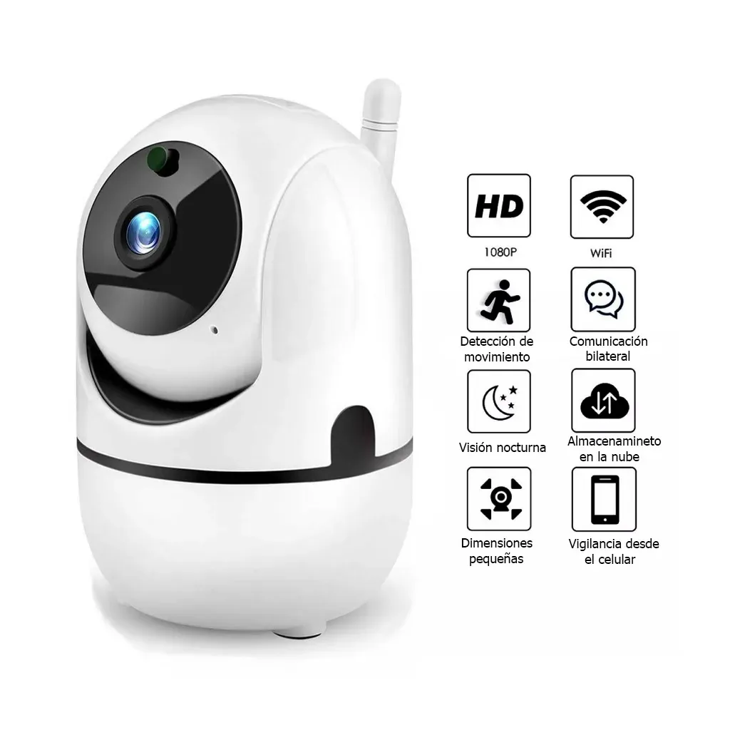 Camara Vigilancia Inteligente 360 Wifi Seguridad Celular