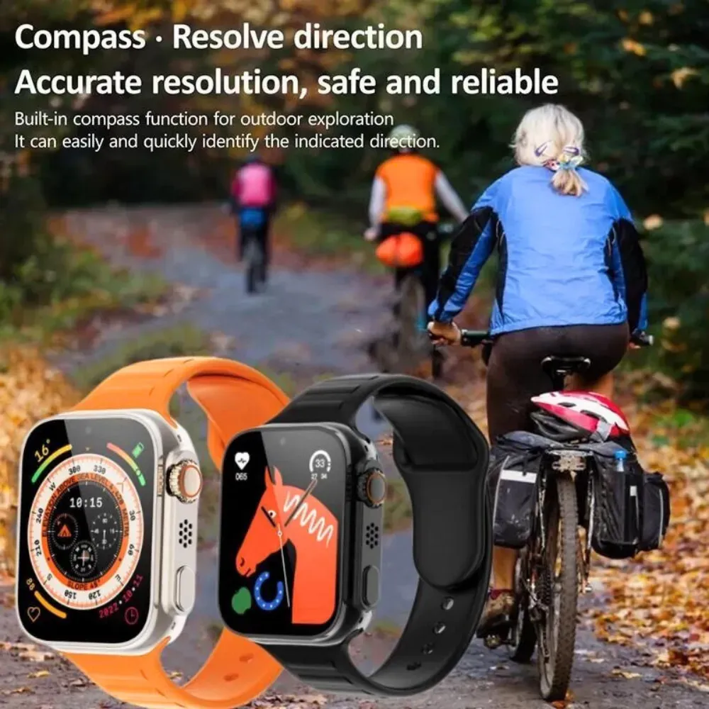 Combo Smartwatch Ultra Big 2.01 Infinite Y20 7 En 1 Con Correas Intercambiables