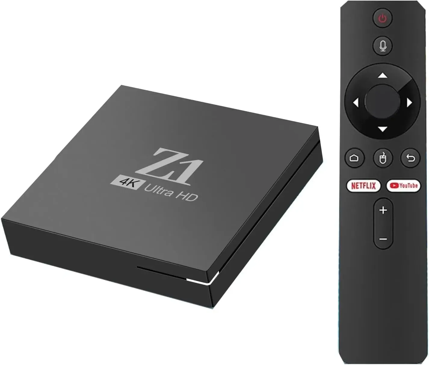 TV Box Android Z1 4K 5G Quad Core - 2+16 Rom Control Remoto Por Voz