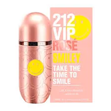 Perfume 212 VIP Rosé Smiley Carolina Herrera Para Mujeres
