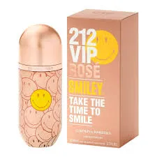 Perfume 212 VIP Rosé Smiley Carolina Herrera Para Mujeres