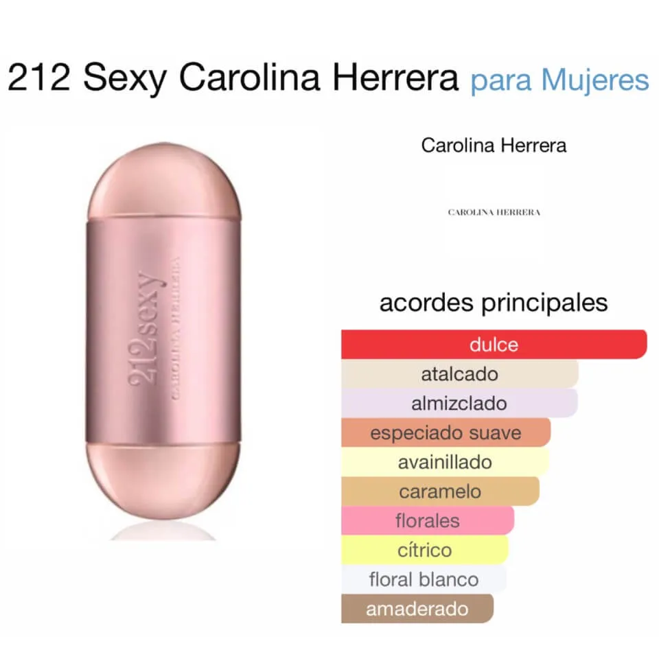 Perfume 212 Sexy Carolina Herrera Para Mujeres