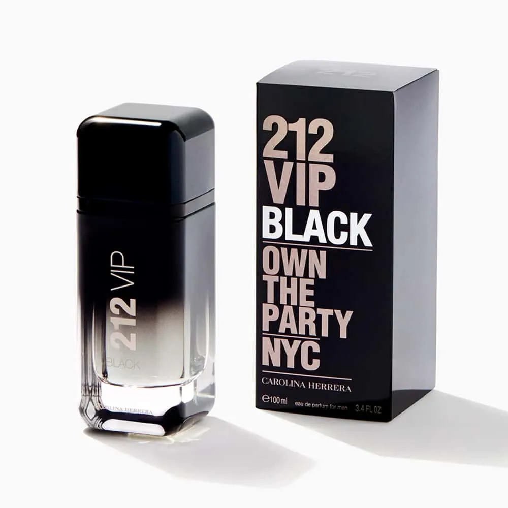 Perfume 212 VIP Black Carolina Herrera Para Hombres