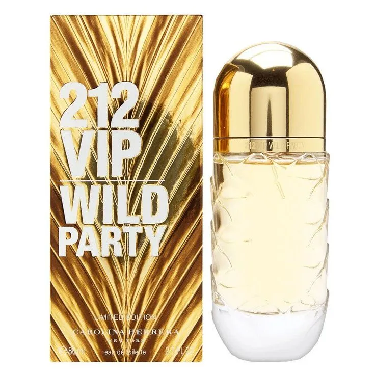 Perfume 212 VIP Wild Party Carolina Herrera Para Mujeres