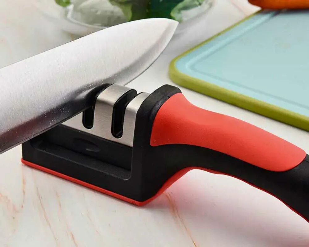 Afilador Cuchillo Tijeras Para Cocina Con Filos Portátil