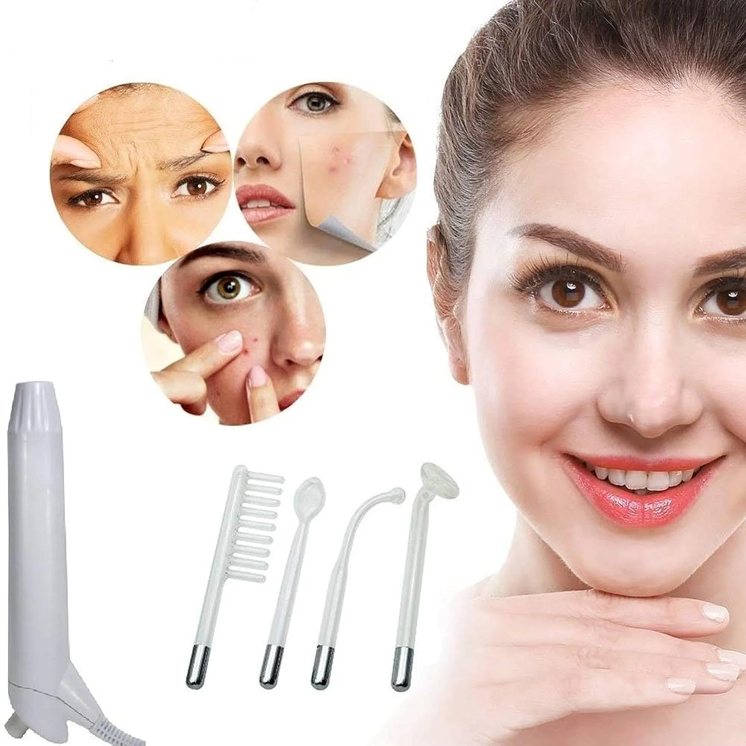 Alta Frecuencia Portátil Facial Y Corporal