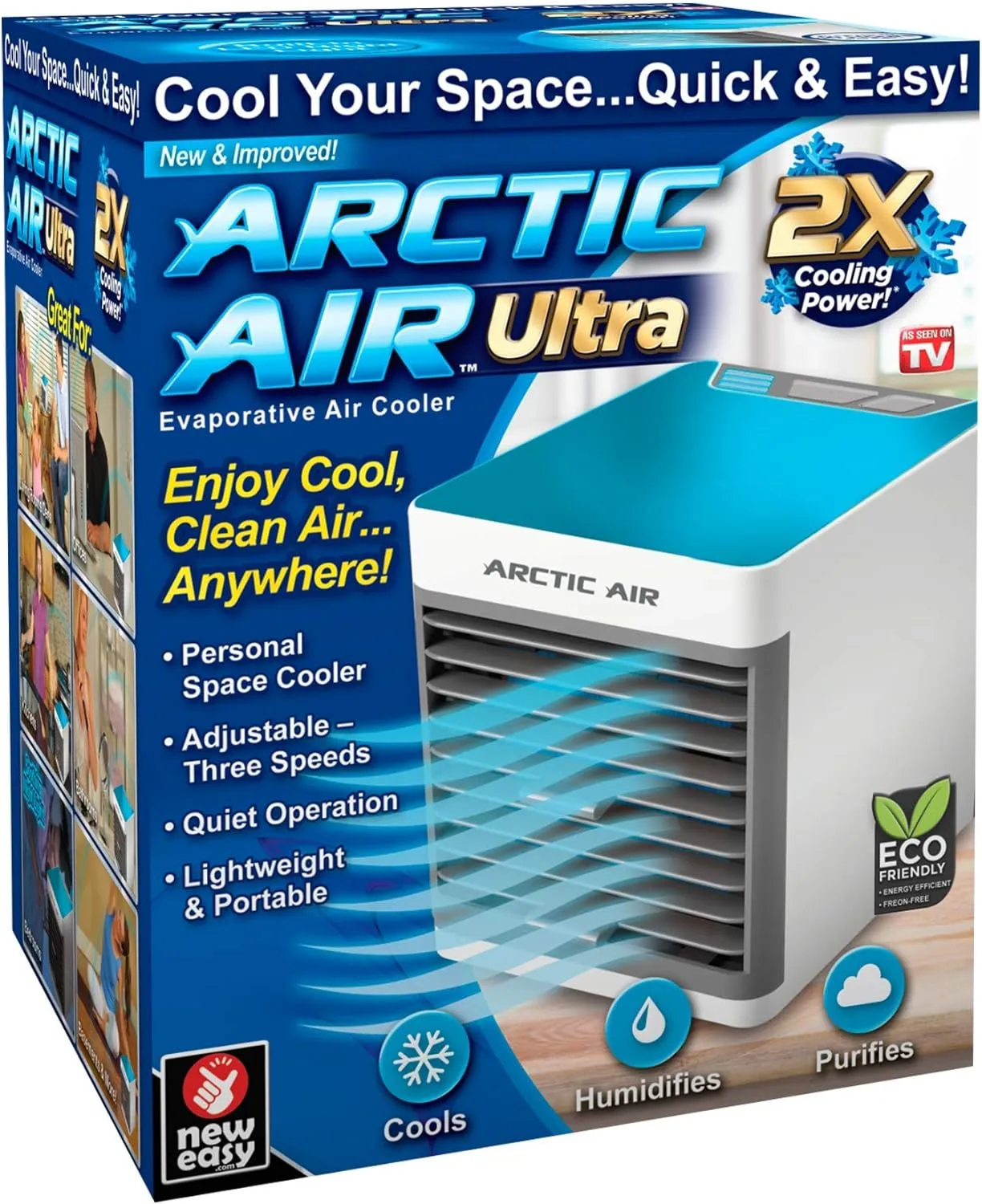 Aire Acondicionado Portatil Artic Air Ultra 2X Original