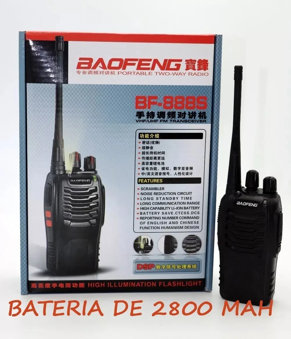 Radio Walkie Talkie Baofeng Bf-888s X2 Nueva Version