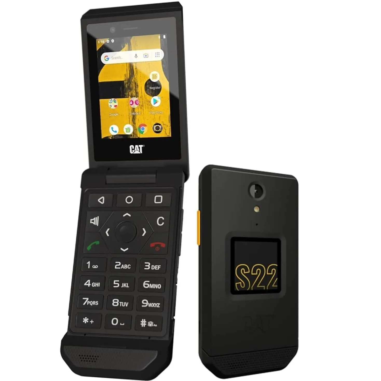 Celular Caterpillar S22 Flip Pantalla táctil Android 11 IP68 Resistente al Agua