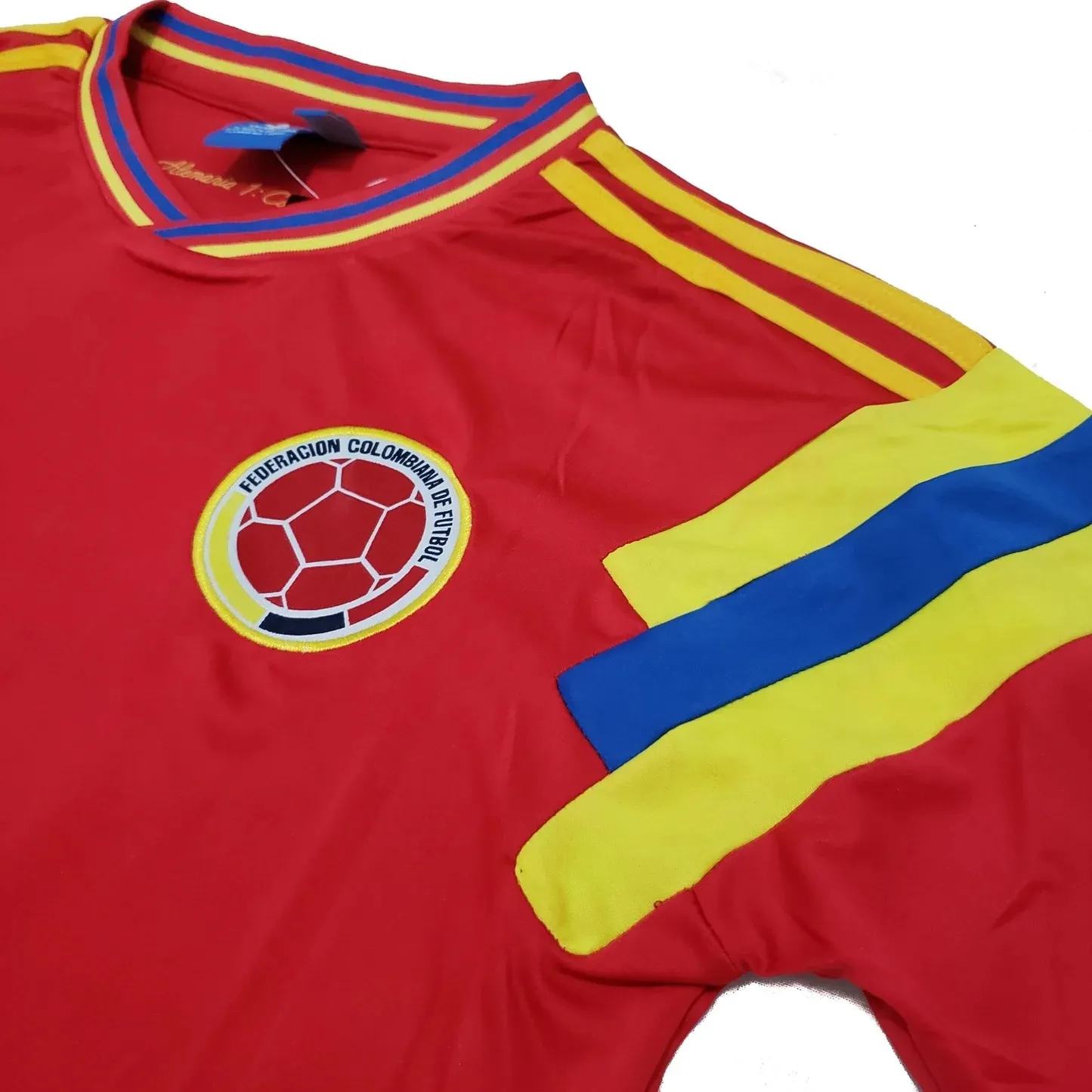 Camiseta Retro Selección Colombia 1990 Roja Valderrama