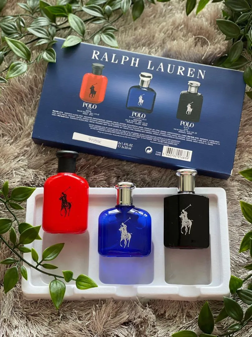 Perfume Combo x3 Polo Ralph Lauren Para Hombres