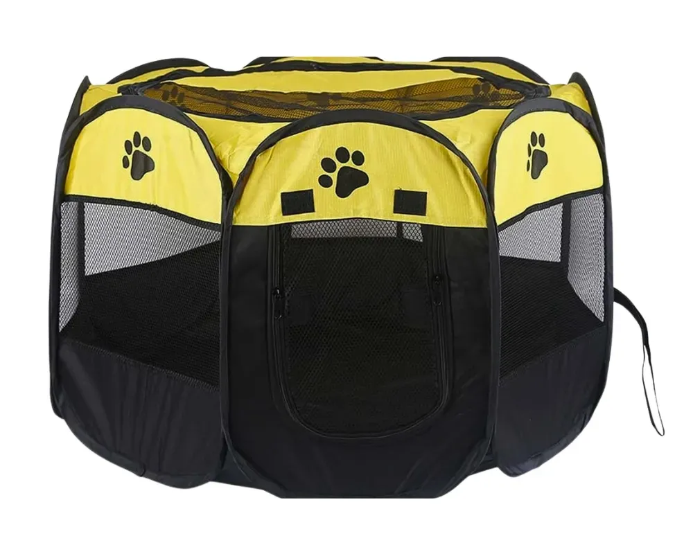 Corral Octagonal Plegable Para Mascotas