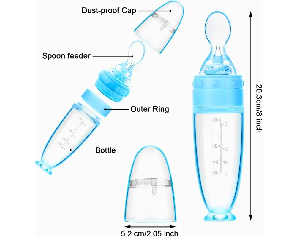 Cuchara Tetero Para Bebés De Silicona