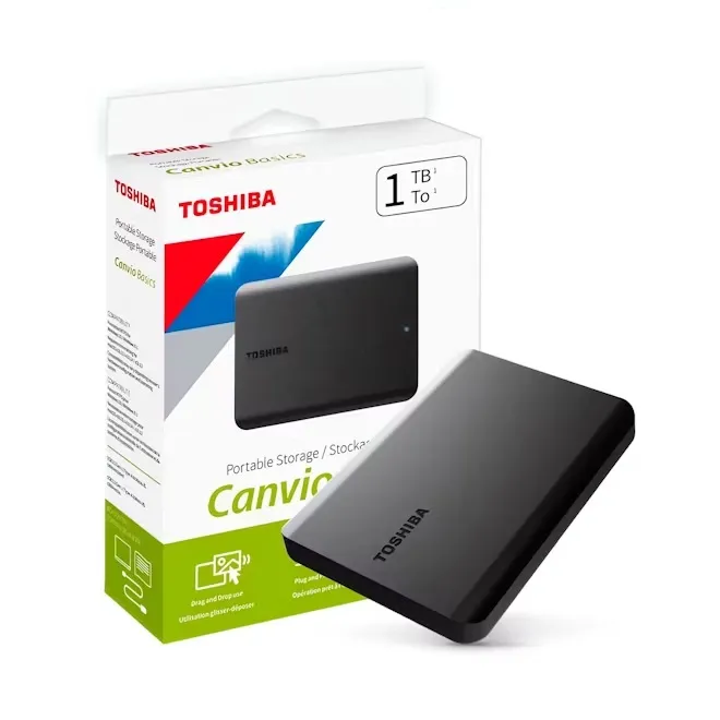 Disco Duro Externo Toshiba 1 Tb Canvio Basics 3.0