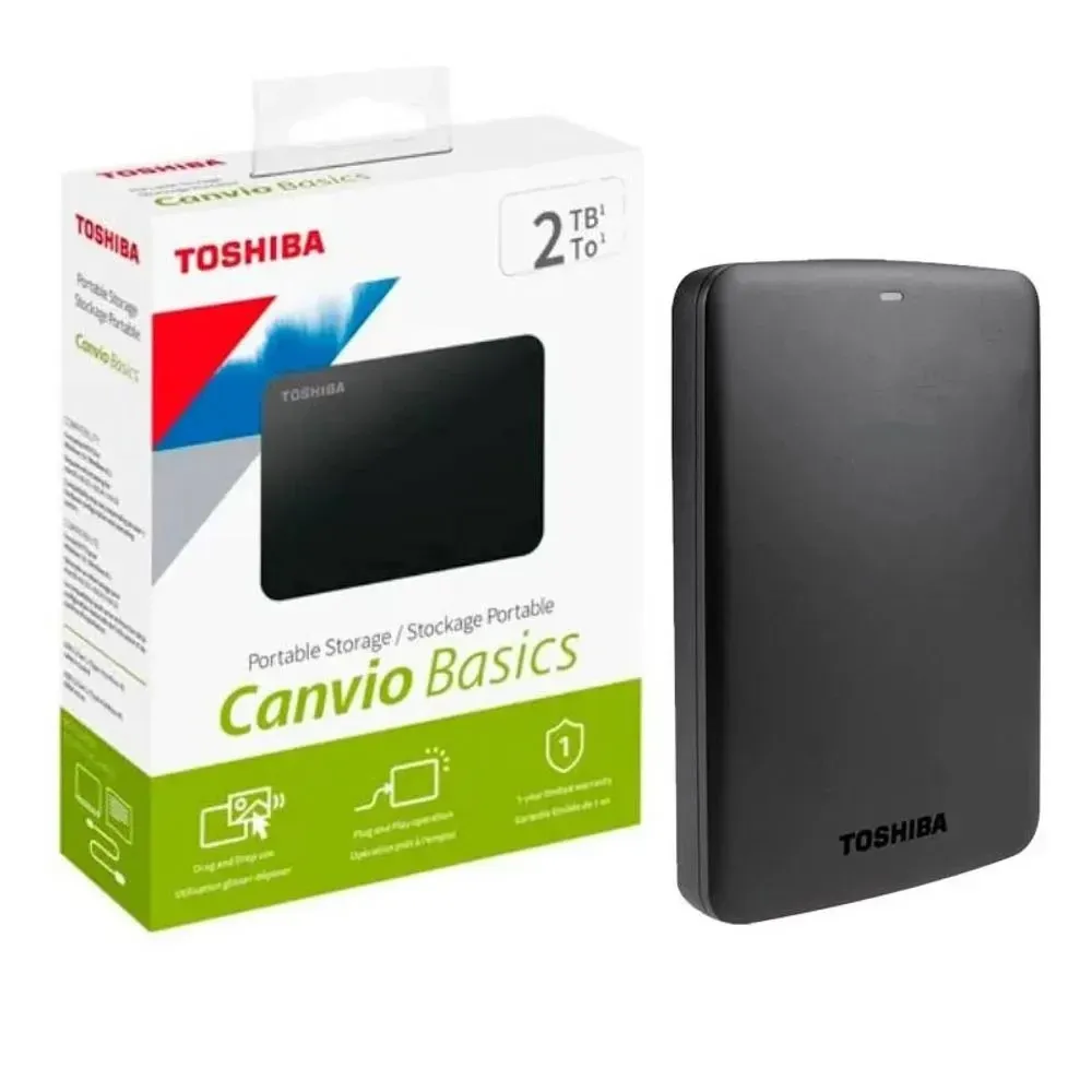 Disco Duro Externo Toshiba 2TB Canvio Basics 3.0