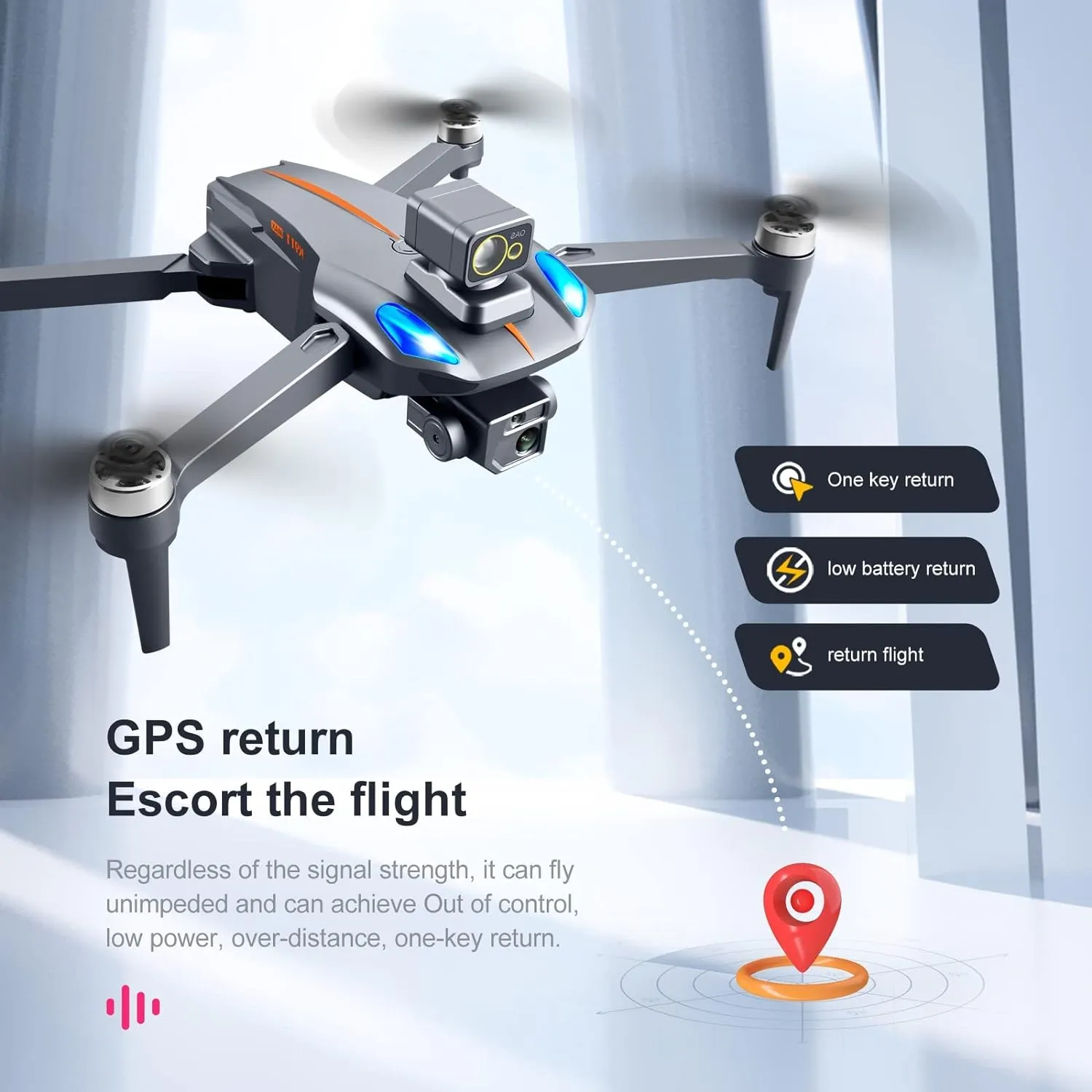 Drone Profesional GPS K911 MAX Wifi 5G Camara Dual 4K