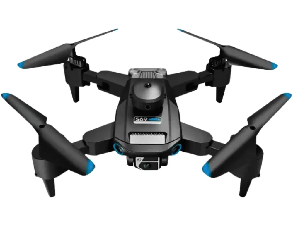 Drone S69 Plegable Sensor De Obstaculos Cámara Dual