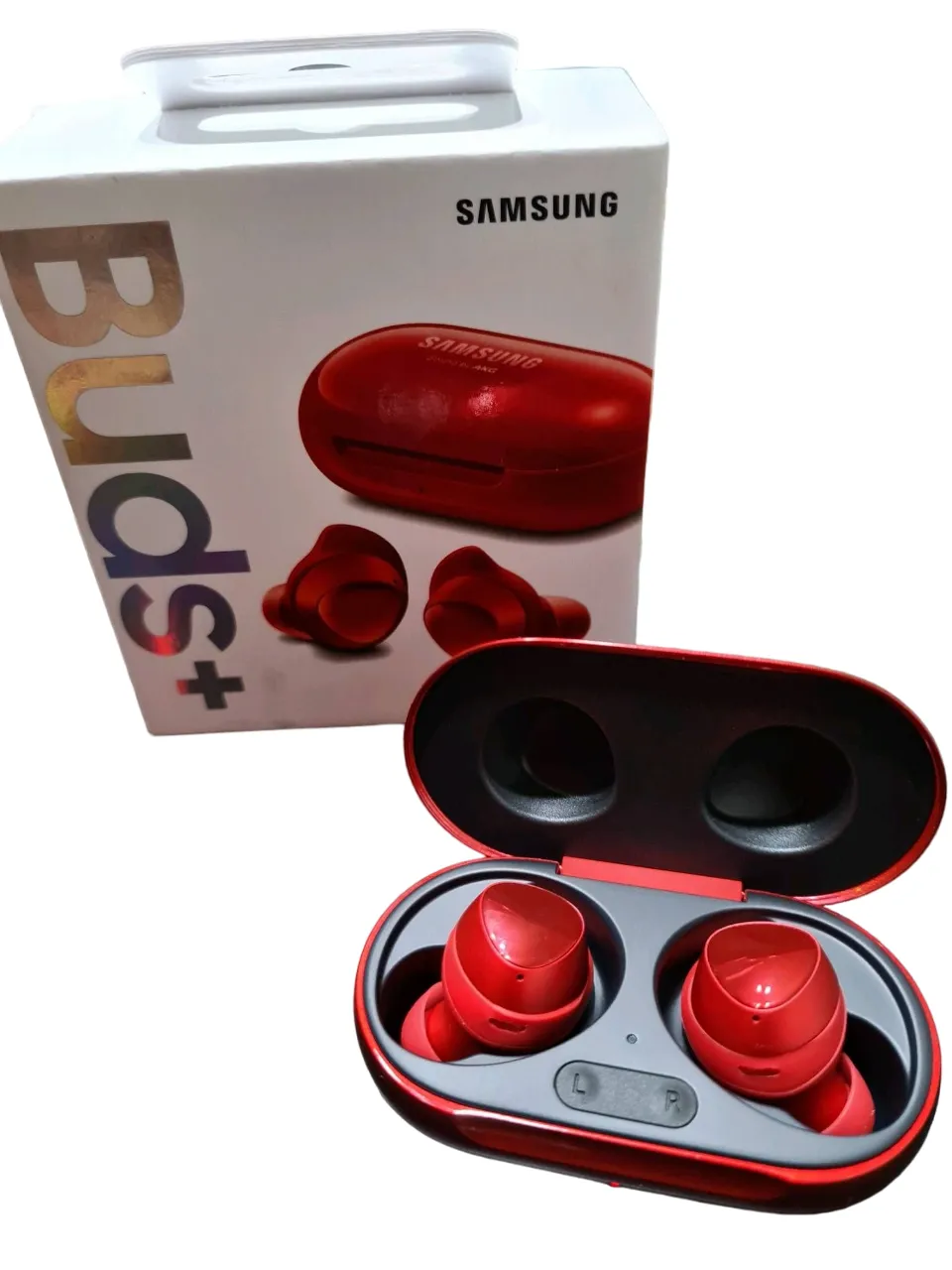 Manos Libres Buds Plus Bluetooth Earbuds Rojo