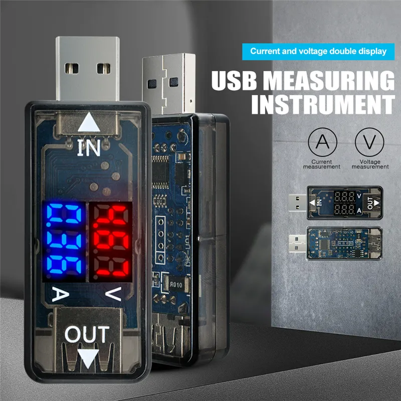 Detector De Carga De Voltaje De Corriente De Puerto Usb Dual