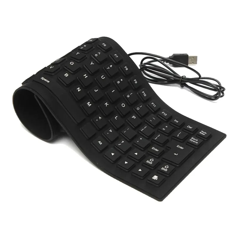 Teclado Flexible Silencioso Hipermeable