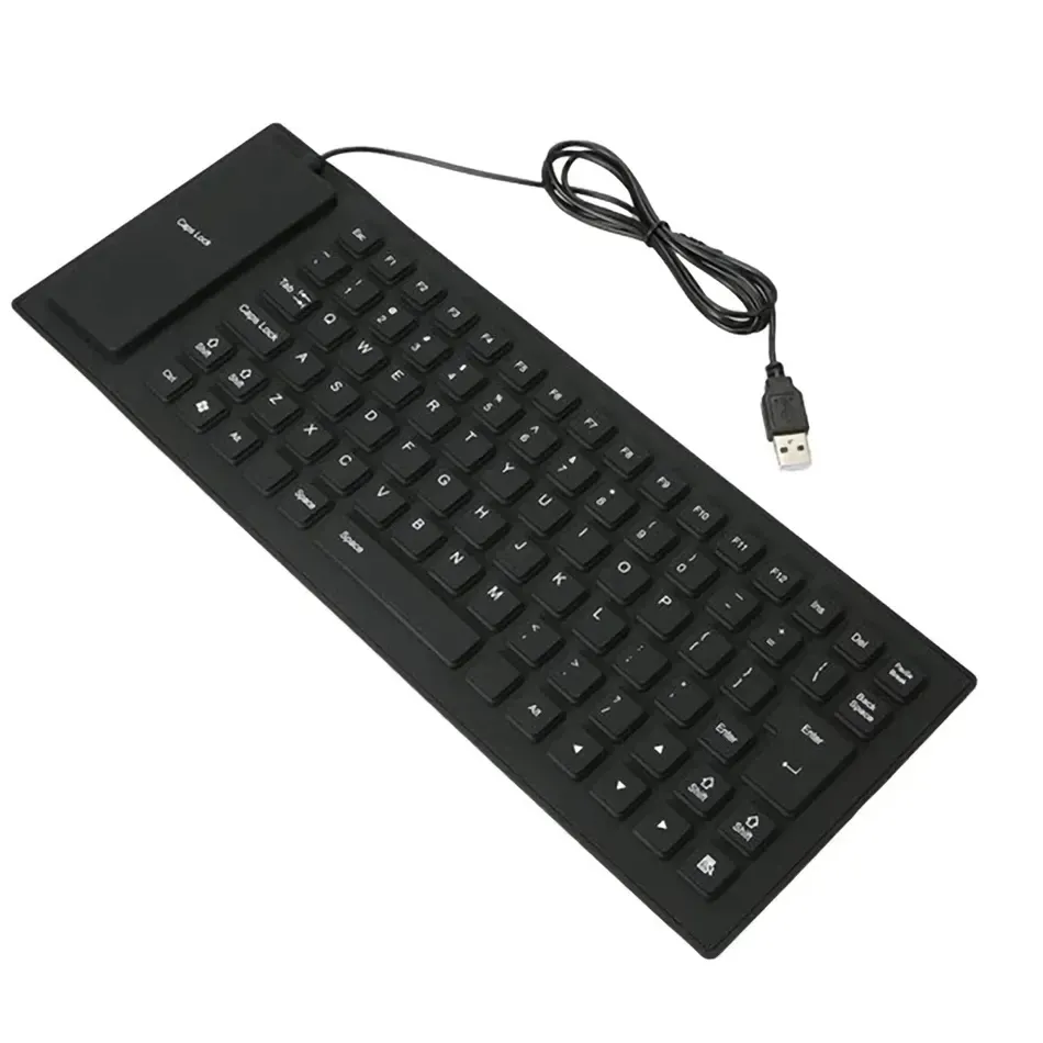 Teclado Flexible Silencioso Hipermeable