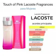 Perfume Touch Of Pink Lacoste Fragrances Para Mujeres