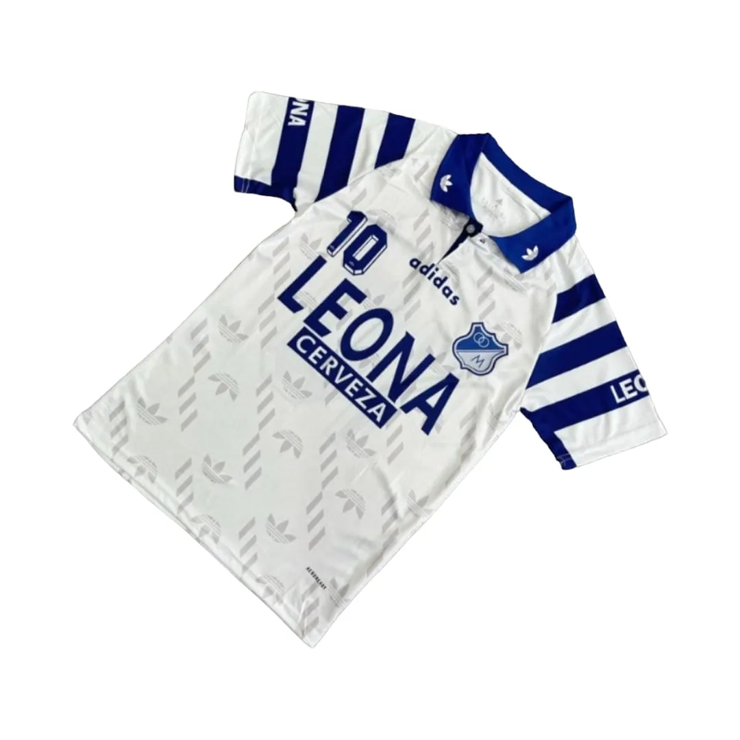 Camiseta de Fútbol Retro Millonarios 1996 Leona Blanca