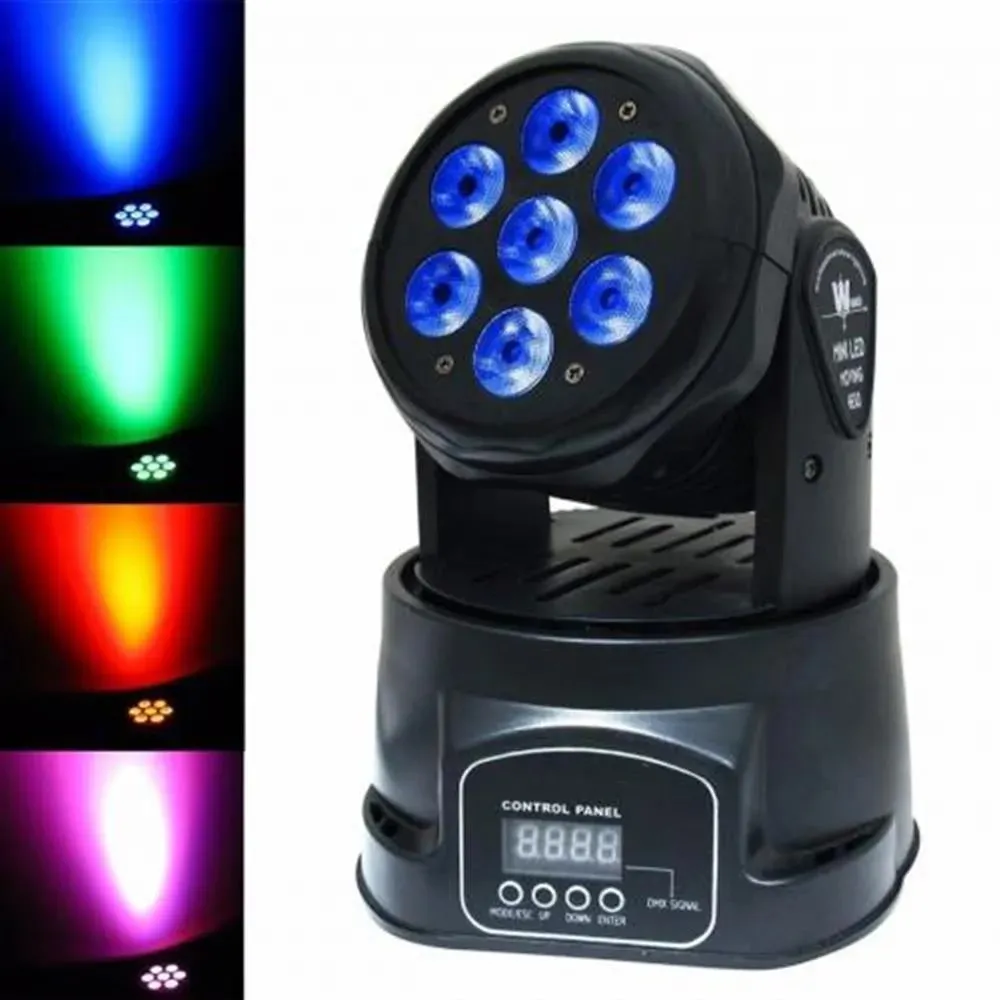 Luz Led Cabeza Móvil Robótica Rgb Discotecas Dj Bar Fiestas