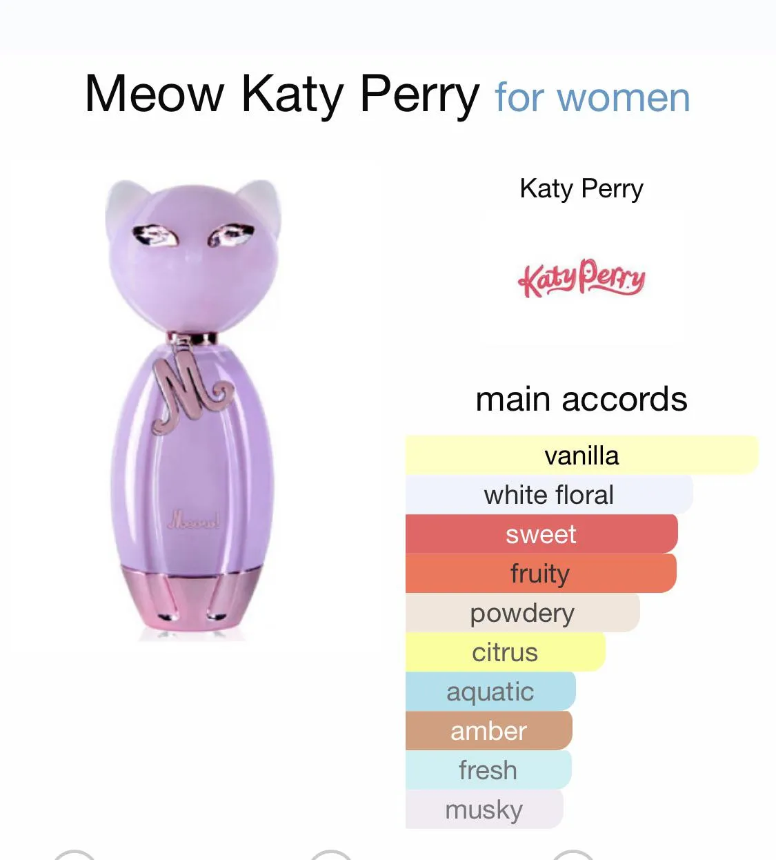 Perfume Meow Katy Perry Para Mujeres