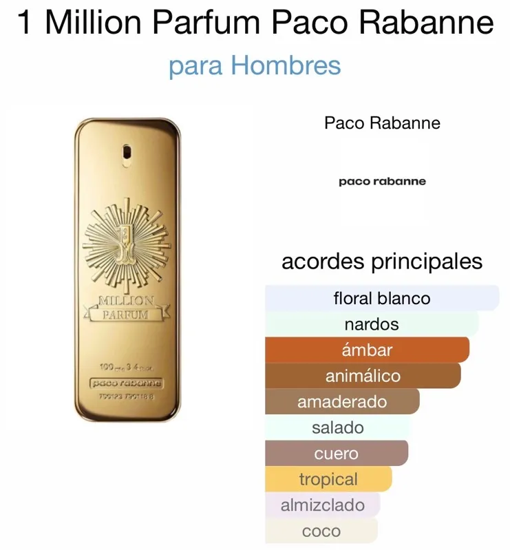 Perfume One Million Parfum Paco Rabanne Para Hombres