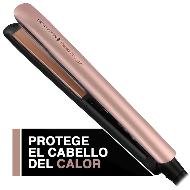 Plancha De Cabello En Ceramica Remington Keratina Y Argan Original