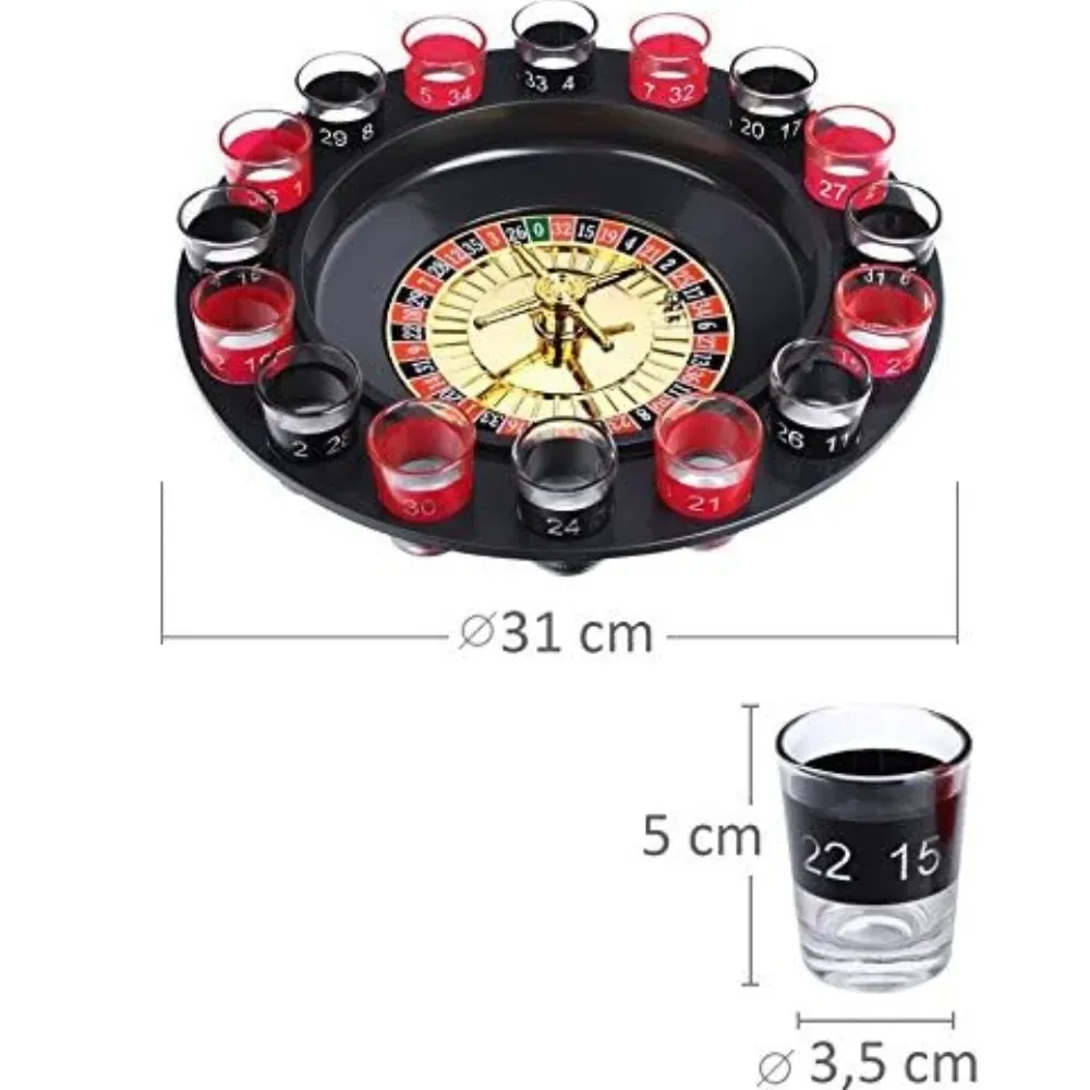 Ruleta De Tragos Shots Con Copas Jugar Casino O Penitencia