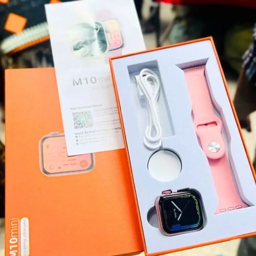 Reloj Inteligente Smart Watch M10 Serie 9 Mini Rosado