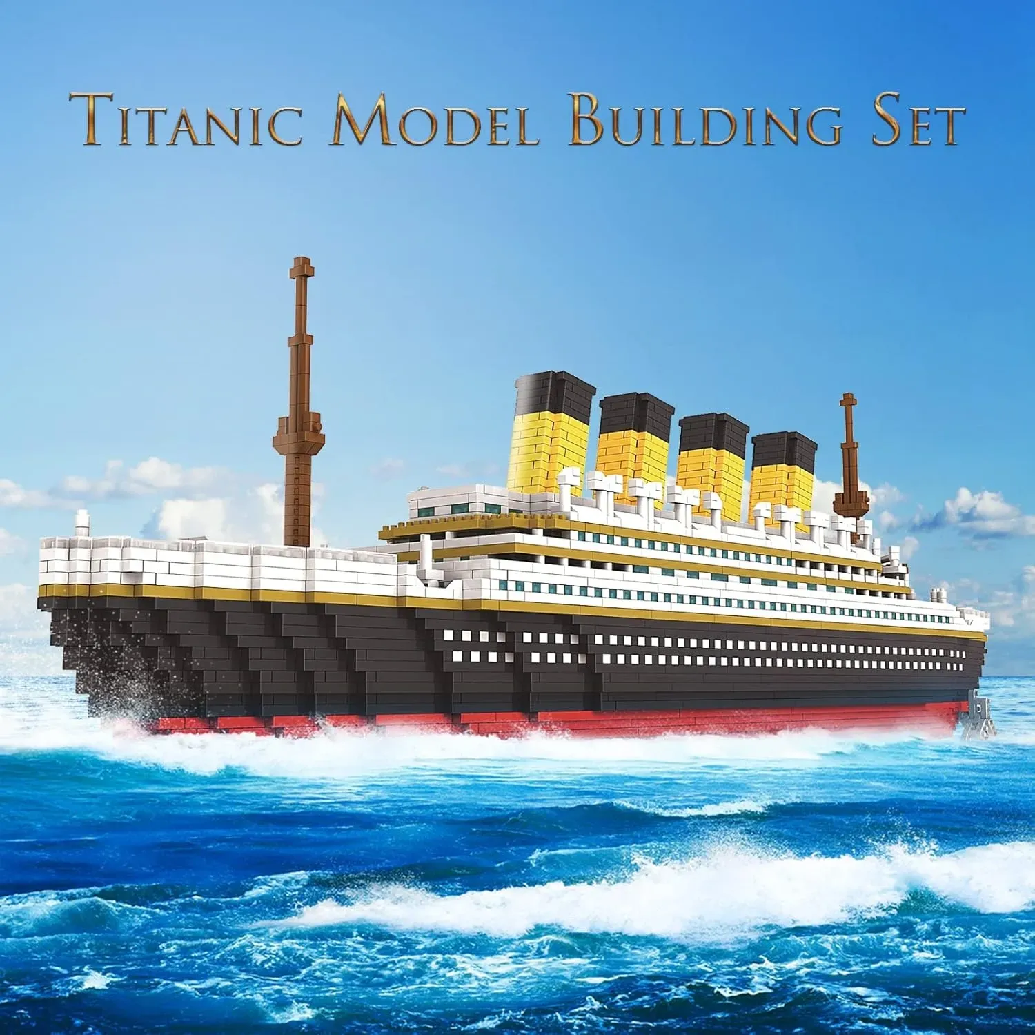 Lego Titanic Bloque De Construcción Modelo De Barco 3800 Piezas