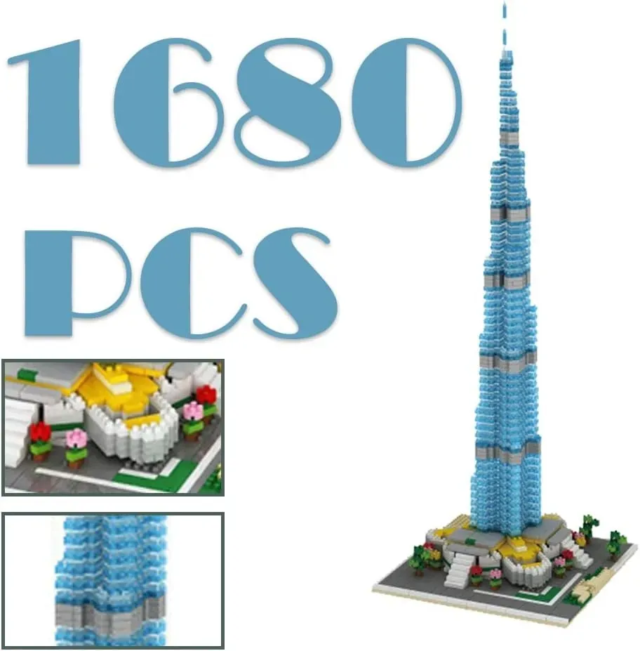 Lego Burj Khalifa Tower Juguete De Construcción De Arquitectura