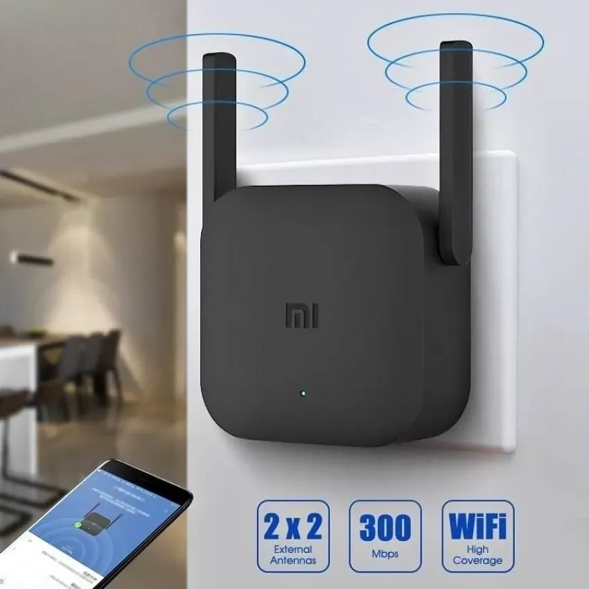 Xiaomi Mi Wifi Pro Amplificador De Señal Repetidor Wifi 300 Mbps