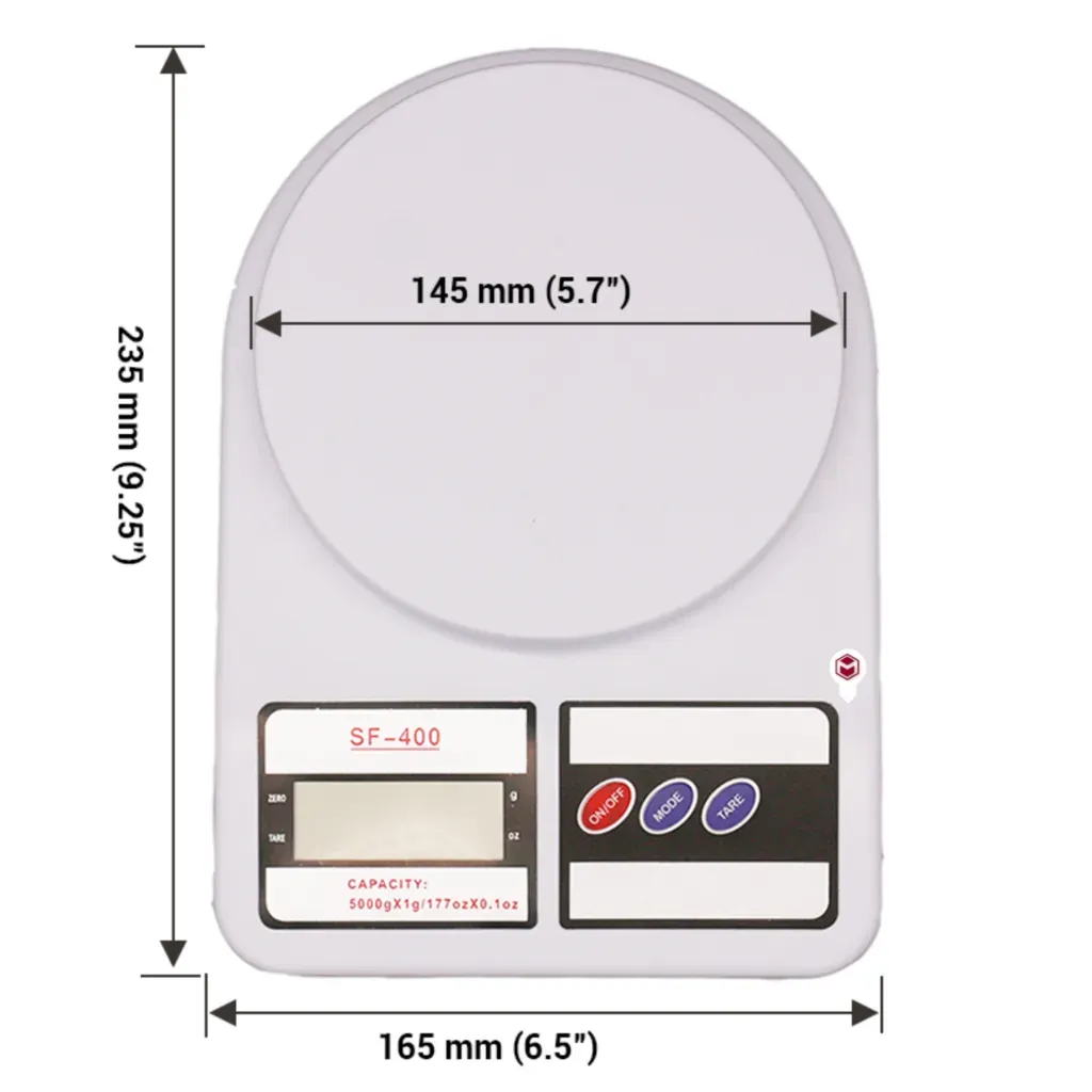 Balanza Gramera Báscula Cocina Digital Capacidad Hasta 10kg