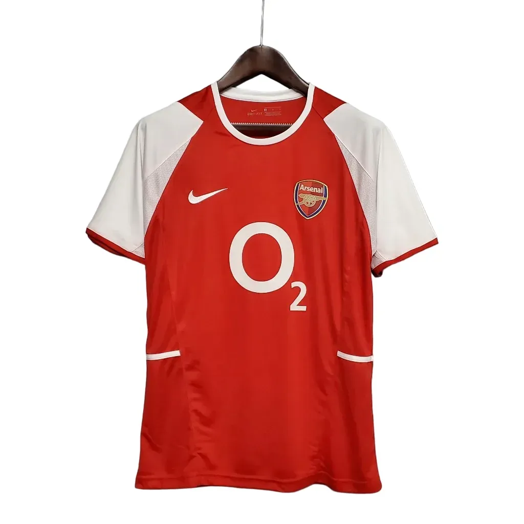 Camiseta Retro Arsenal 2003-2004 Local Roja