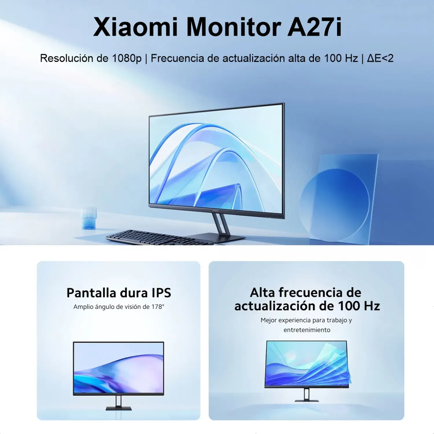 Xiaomi Monitor A27i Pantalla Ips 178° Full Hd 1080P 100Hz