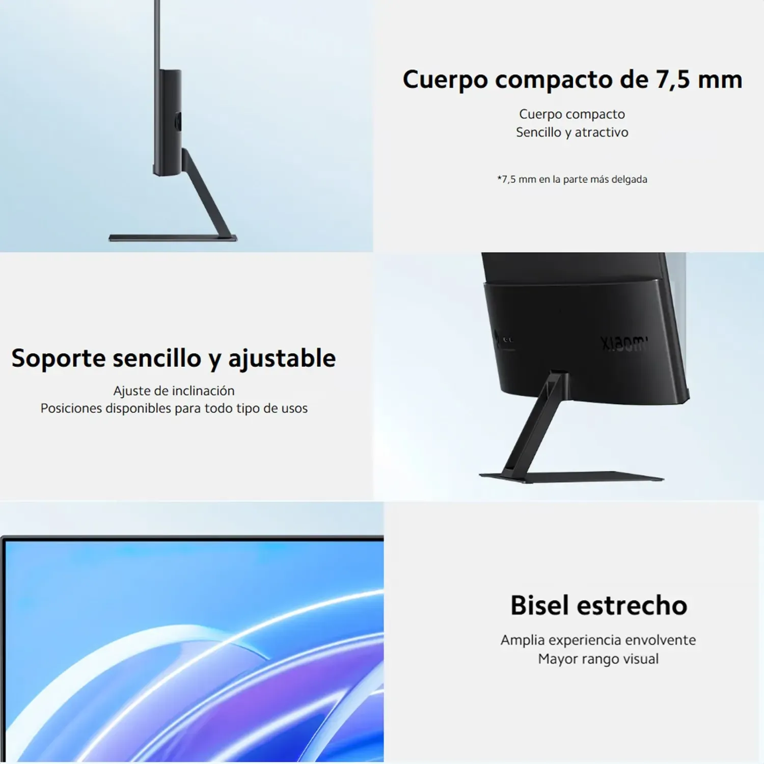 Xiaomi Monitor A27i Pantalla Ips 178° Full Hd 1080P 100Hz