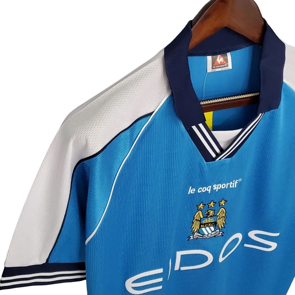 Uniforme Camiseta Retro Local Del Manchester City 2000