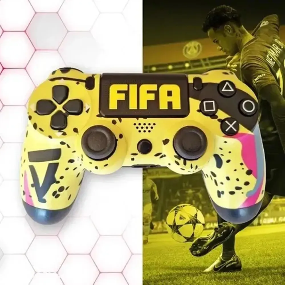 Control Para Play 4 Dual Shock Ps4 Edicion Limitada Fifa Amarillo