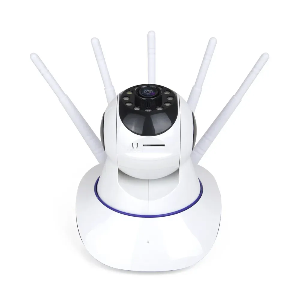 Cámara Robotica Wifi 5 Antenas Vision Nocturna Alarma